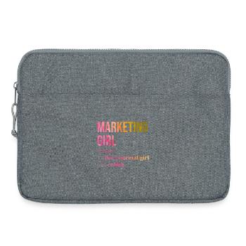 Marketing - Laptop bag 15" - heather grey - Front