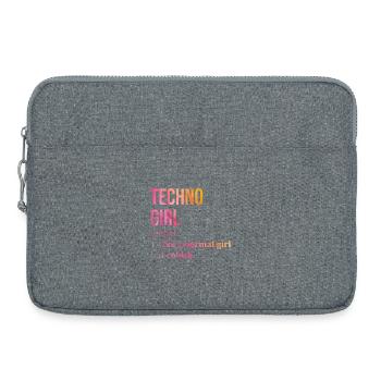 Techno - Laptoptasche 15" - Grau meliert - Vorne