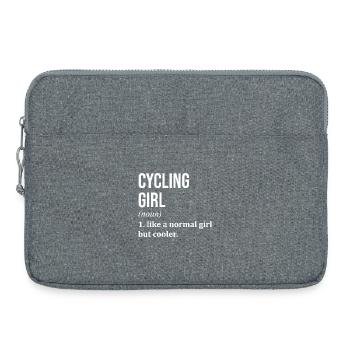 Radfahren - Laptoptasche 15" - Grau meliert - Vorne