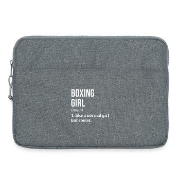 Boxen - Laptoptasche 15" - Grau meliert - Vorne