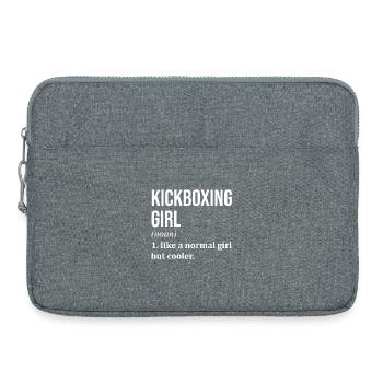 Kickboxing - Sacoche pour ordinateur portable 15 pouces - gris chiné - Devant