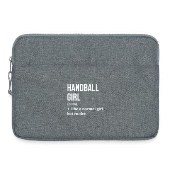 Handball - Laptop bag 15" - heather grey - Front