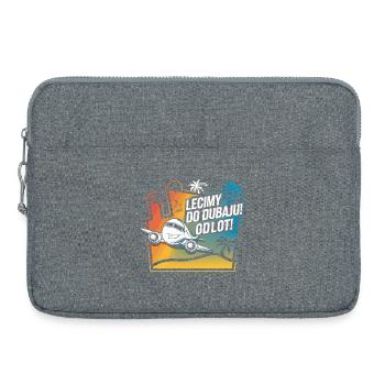 De Leicmy à Dubaï - Départ ! - Sacoche pour ordinateur portable 15 pouces - gris chiné - Devant