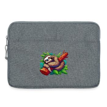 Paresse - Sacoche pour ordinateur portable 15 pouces - gris chiné - Devant