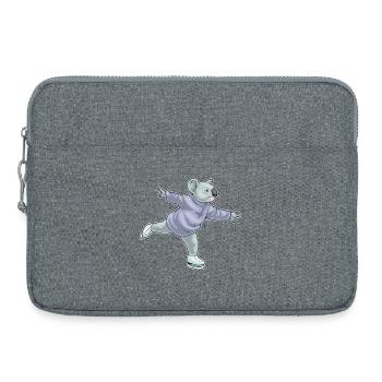 Patins à glace Koala - Sacoche pour ordinateur portable 15 pouces - gris chiné - Devant