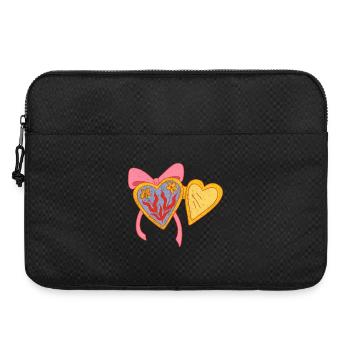 Offenes Herz - Laptoptasche 15" - Schwarz - Vorne