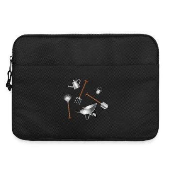 Klassische Gartenwerkzeuge Set Illustration - Laptoptasche 15" - Schwarz - Vorne