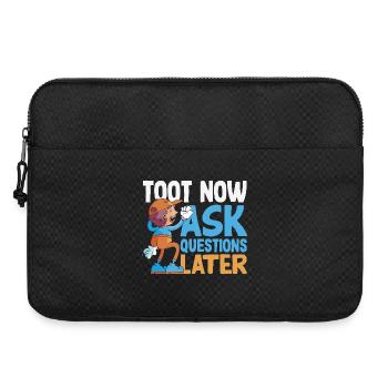 Public Fart Funny Inappropriate - Laptop bag 15" - black - Front