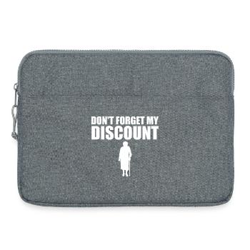 Don't forget my discount for older mens - Laptop bag 15" - heather grey - Front