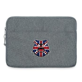 British Bulldog - Laptop bag 15" - heather grey - Front