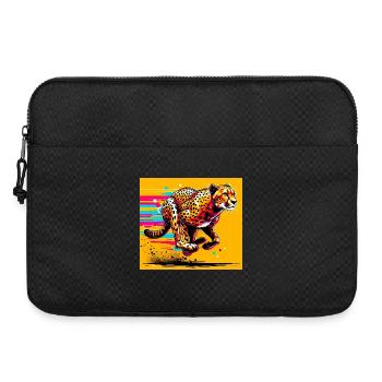 cheetah - Laptop bag 15" - black - Front