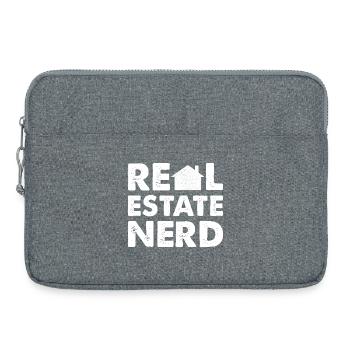 RealEstate Nerd - Laptoptasche 15" - Grau meliert - Vorne