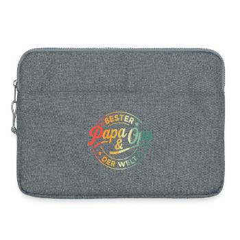 Opa Vatertagsgeschenk Ideen Papa Daddy Vatertag - Laptoptasche 15" - Grau meliert - Vorne