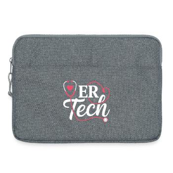 ERTech Stethoscope Heart - Laptop bag 15" - heather grey - Front