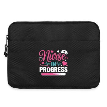 Nurse In Progress Pink Blue - Laptop bag 15" - black - Front