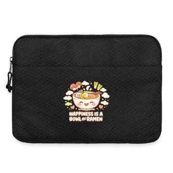 Kawaii Ramen Bowl - Laptoptasche 15" - Schwarz - Vorne