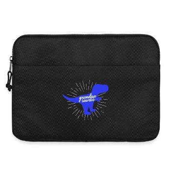 Grandpasaurus T-Rex Silhouette Dinosaurier Papa - Laptoptasche 15" - Schwarz - Vorne