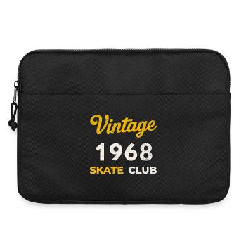 Vintage 1968 Skate Club Retro Geburtsjahr Geschenk - Laptoptasche 15" - Schwarz - Vorne