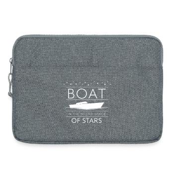 Navigation de nuit avec - Sacoche pour ordinateur portable 15 pouces - gris chiné - Devant
