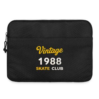 Vintage 1988 Skate Club Retro Geburtsjahr Geschenk - Laptoptasche 15" - Schwarz - Vorne