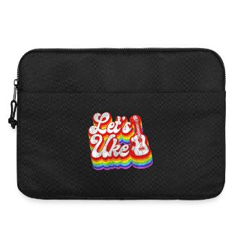Hawaiian Ukulele Uke Retro Vintage - Laptop bag 15" - black - Front