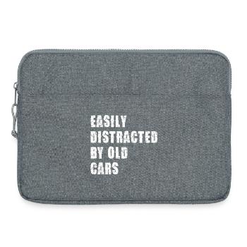 Abgelenkt Von Alten Autos - Laptoptasche 15" - Grau meliert - Vorne