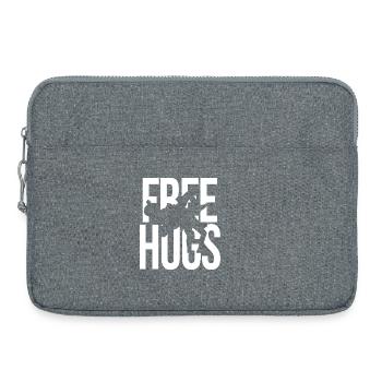 Catch Hugs Gratuit – Équipement de grappling MMA drôle - Sacoche pour ordinateur portable 15 pouces - gris chiné - Devant