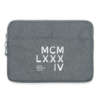 1984_COMPANY_white - Laptop bag 15" - heather grey - Front