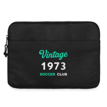 Millétuelle 1973 – Année de naissance rétro du club de football - Sacoche pour ordinateur portable 15 pouces - noir - Devant