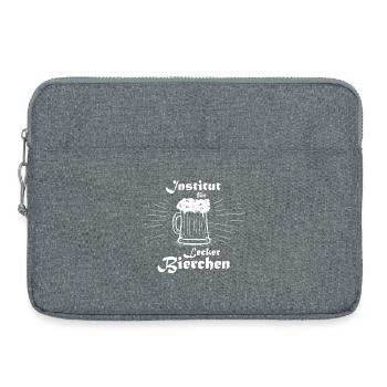 Institut für leckerbierchen Sauf Geschenkidee - Laptoptasche 15" - Grau meliert - Vorne