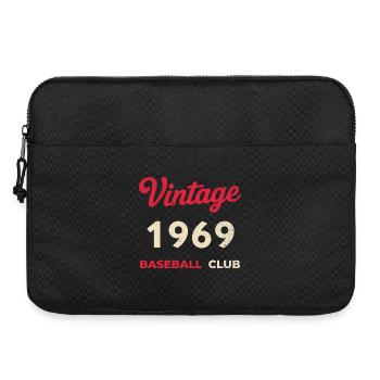 Vintage 1969 – Baseball Club Retro Geburtsjahr - Laptoptasche 15" - Schwarz - Vorne