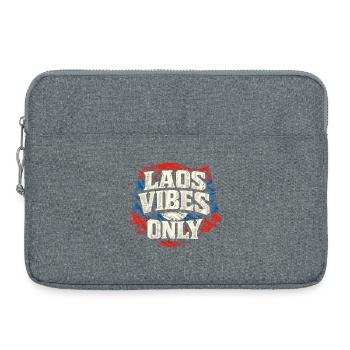Ambiances du Laos uniquement Lao Root - Sacoche pour ordinateur portable 15 pouces - gris chiné - Devant