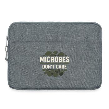 Mikrobiologie - Laptoptasche 15" - Grau meliert - Vorne