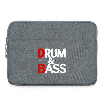 Drum & Bass / Rum & Ass Distressed - Sacoche pour ordinateur portable 15 pouces - gris chiné - Devant