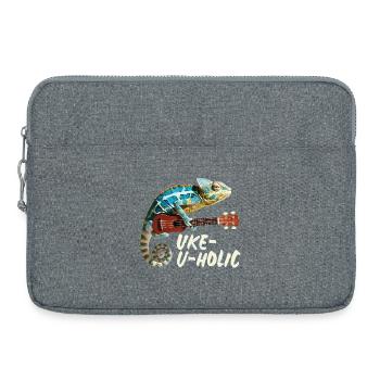 Chameleon Uke-u-holic - Laptop bag 15" - heather grey - Front