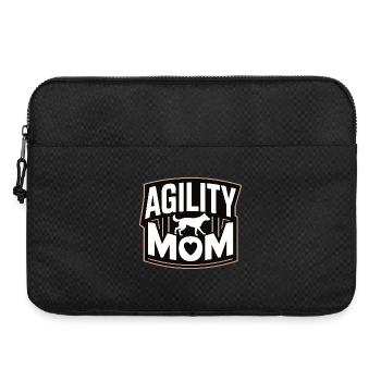 Maman Agility – Maman des Chiens de sport canin - Sacoche pour ordinateur portable 15 pouces - noir - Devant