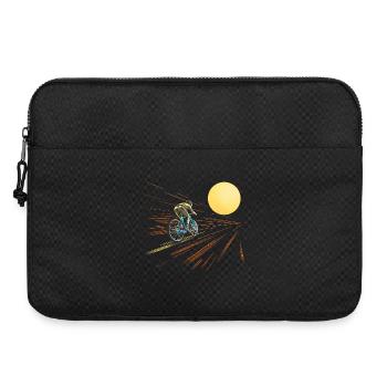 À vélo vers le soleil - Sacoche pour ordinateur portable 15 pouces - noir - Devant