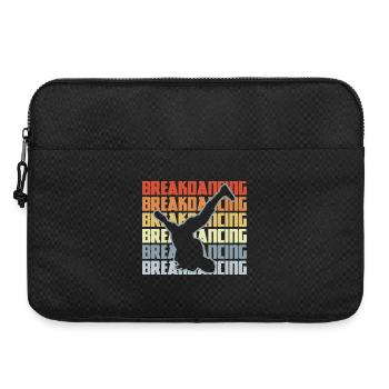 Vintage Breakdance - Laptoptasche 15" - Schwarz - Vorne