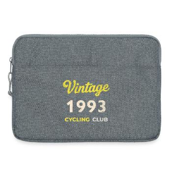 Millésime 1993 – Année de naissance rétro du Cycling Club - Sacoche pour ordinateur portable 15 pouces - gris chiné - Devant
