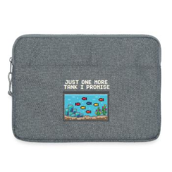 Diction du joueur d’aquarium - Sacoche pour ordinateur portable 15 pouces - gris chiné - Devant