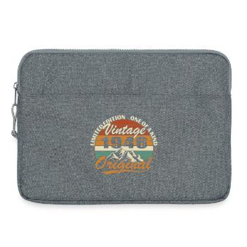 1946 Vintage Retro Birthday Gift - Laptop bag 15" - heather grey - Front