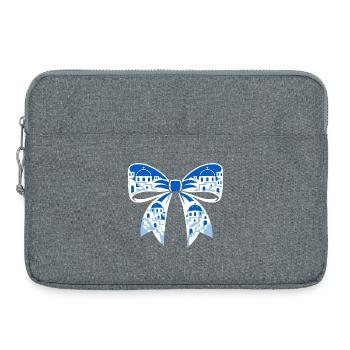 Holiday loop - Laptop bag 15" - heather grey - Front