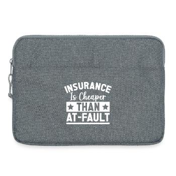 Insurance Agent Costume Cheaper Than At-Fault - Laptoptasche 15" - Grau meliert - Vorne