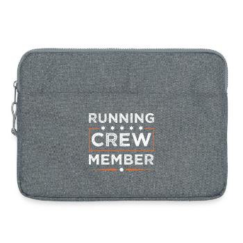 Équipe de Course - Sacoche pour ordinateur portable 15 pouces - gris chiné - Devant