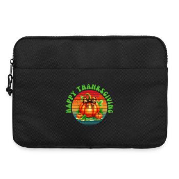 Frohes Thanksgiving - Laptoptasche 15" - Schwarz - Vorne