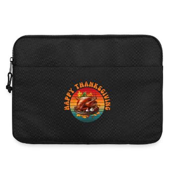 Frohes Thanksgiving - Laptoptasche 15" - Schwarz - Vorne