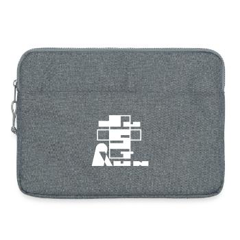 Course à pied et japonais - Sacoche pour ordinateur portable 15 pouces - gris chiné - Devant