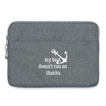 Mon bateau ne fonctionne pas sur Merci - Sacoche pour ordinateur portable 15 pouces - gris chiné - Devant