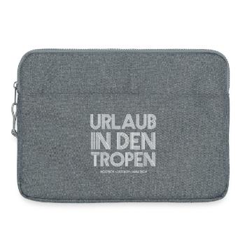 Tropen-Urlaub Bottrop Castrop Waltrop - Laptoptasche 15" - Grau meliert - Vorne