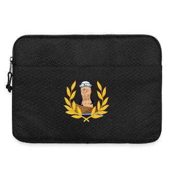 Ahoy Moin Maritime Peanut Sailor Captain Child - Laptop bag 15" - black - Front
